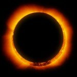 кольцеобразное солнечное затмение
